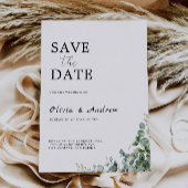 Greenery Save The Date Wedding Kaart