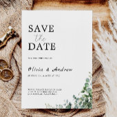 Greenery Save The Date Wedding Kaart