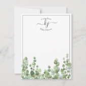 Greenery Script | Van het bureau van de Kaart van  (Voorkant)