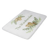 Greenery Seashell Nautical Cream Shells Coastal 3 Badmat (Gekanteld)