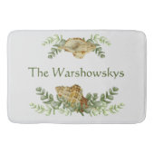 Greenery Seashell Nautical Cream Shells Coastal 3 Badmat (Voorkant)