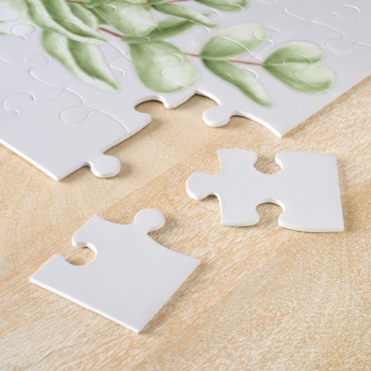 Greenery Seashell Nautical Cream Shells Coastal Legpuzzel (Zijkant)