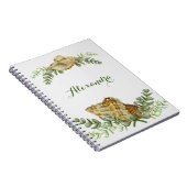 Greenery Seashell Nautical Cream Shells Notitieboek (Rechterzijde)