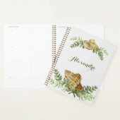 Greenery Seashell Nautical Cream Shells Planner (Display)