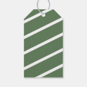 Greenery Seasons Greetings uit de bedrijfsfeestdag Cadeaulabel (Achterkant)