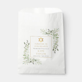 Greenery Seed Packet Jewish Funeral Memorial Bedankzakje