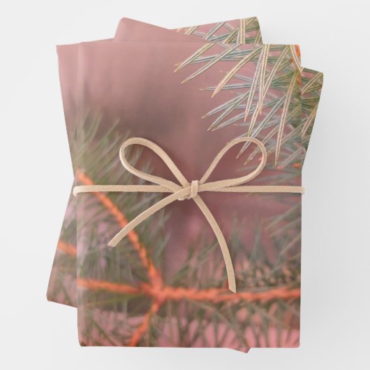 Greenery set van 3 inpakpapier vel (In situ)