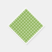 Greenery Shamrock Clover Polka stipt Patrick's Day Servet (Hoek)