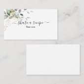 Greenery Share a recept Enclosure Kaart Visitekaartje (Voorkant / Achterkant)