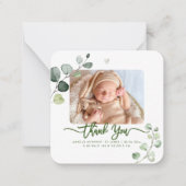 Greenery Shower Hartelijk dank voor uw DIY Colour Notitiekaartje (Voorkant)