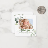 Greenery Shower Hartelijk dank voor uw DIY Colour  Notitiekaartje (Voorkant / Achterkant in situ)