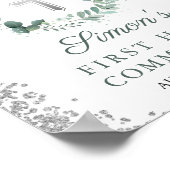 Greenery Silver First Heilige Communauteit Welkom Poster (Hoek)