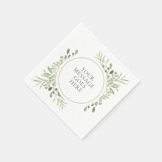 Greenery Soft Eucalyptus Foliage Leaves Servet (Hoek)