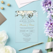 Greenery Spanish Wedding Invitation Acryl Uitnodigingen (Insitu (Huwelijk))
