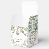 Greenery Spring Pink Flowers Favor Box Bedankdoosjes (Geopend)