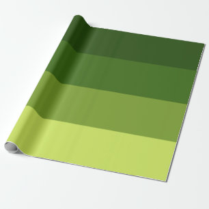 Greenery Stripes Cadeaupapier