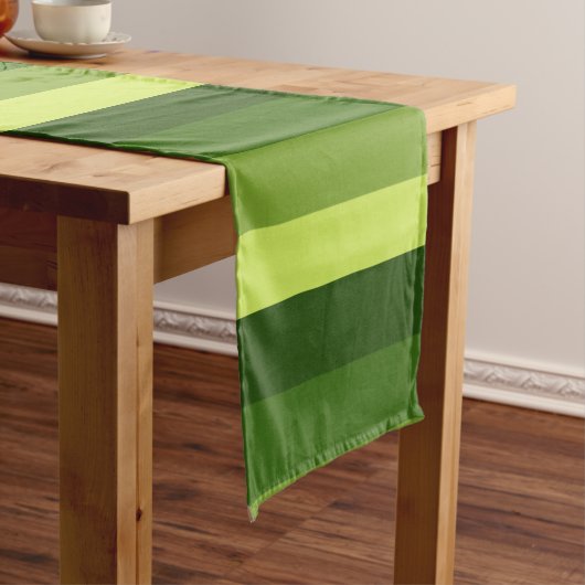 Greenery Stripes Lange Tafelloper (Voorbeeld)