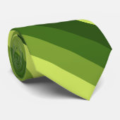 Greenery Stripes Stropdas (Opgerold)