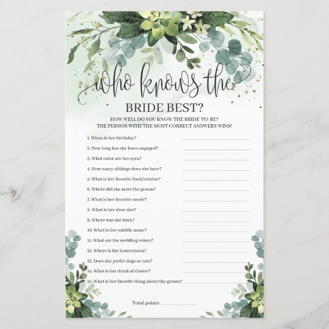 Greenery succulent die het beste spel kent (Voorkant)