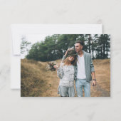 Greenery succulent Wedding Save the Date Kaart (Achterkant)