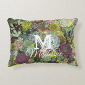 Greenery Succulents Accent Kussen (Voorkant)