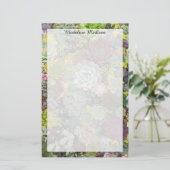 Greenery Succulents Briefpapier (Staand voorkant)