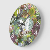 Greenery Succulents Grote Klok (Hoek)