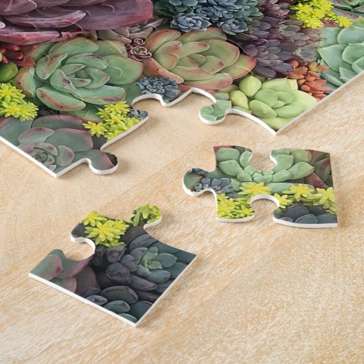 Greenery Succulents Legpuzzel (Zijkant)