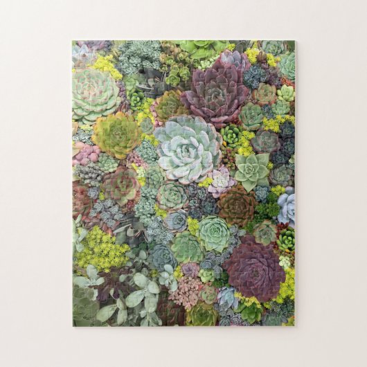 Greenery Succulents Legpuzzel (Verticaal)