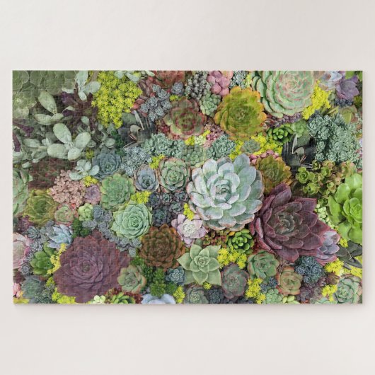 Greenery Succulents Legpuzzel (Horizontaal)