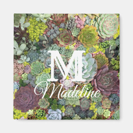 Greenery Succulents Magneet