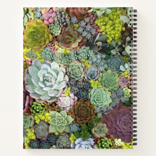 Greenery Succulents Notitieboek (Achterkant)