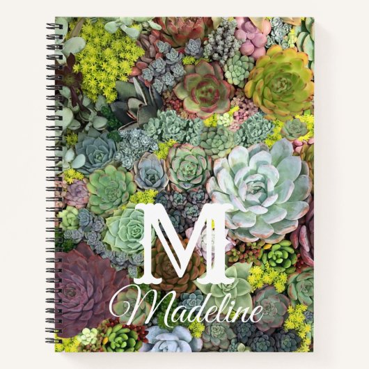 Greenery Succulents Notitieboek (Voorkant)