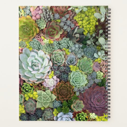 Greenery Succulents Planner (Achterkant)