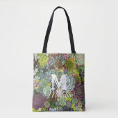 Greenery Succulents Tote Bag (Voorkant)