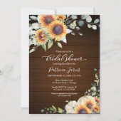 Greenery Sunflower Pumpkin Herfst Vrijgezellenfees Kaart (Voorkant)