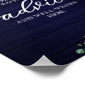 Greenery Sunflower Vrijgezellenfeest Advice Sign Poster (Hoek)