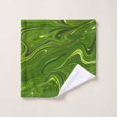 Greenery Swirls Bad Handdoek (Wasdoekje)