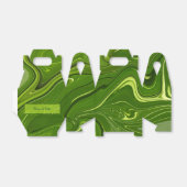 Greenery Swirls Bedankdoosjes (Uitgevouwen)