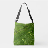 Greenery Swirls Crossbody Tas (Voorkant)