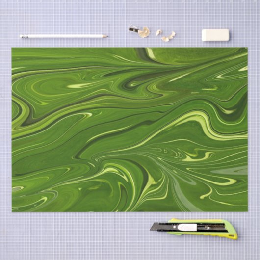 Greenery Swirls Tissuepapier (Craft)