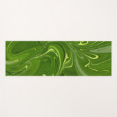 Greenery Swirls Yogamat (Voorkant (horizontaal))