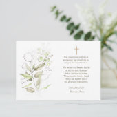Greenery Sympathy Thank You Card Bedankkaart (Staand voorkant)