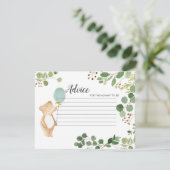 Greenery Teddy Bear advies Kaart (Staand voorkant)