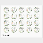 Greenery Teddy Bear Dank u Sticker (Vel)