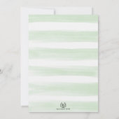 Greenery Teddy Bear met Balloons Boy 1st Birthday Kaart (Achterkant)