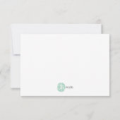 Greenery Thanksgiving Herfst Birthday Gold Foil Kaart (Achterkant)