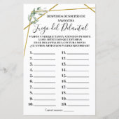 Greenery The Schort vrijgezellenfeest tweetalige g (Achterkant)