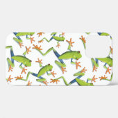 Greenery Tree-Frog Patroonontwerp Case-Mate iPhone Case (Achterkant (horizontaal))