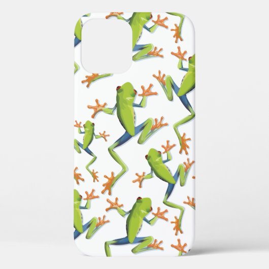 Greenery Tree-Frog Patroonontwerp Case-Mate iPhone Case (Achterkant)